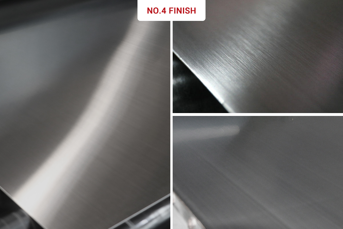 Stainless steel plate No. 4 Surface